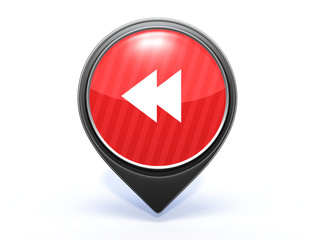 scroll pointer icon on white background