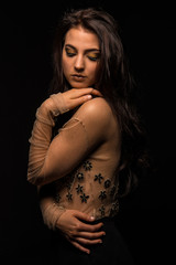 Obraz premium beautiful brunette