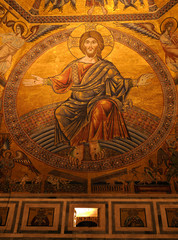 Pantocrator Baptisterio Santa Maria del Fiore, Florencia, Italia