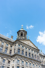 Fototapeta na wymiar Royal Palace in Amsterdam, Netherlands