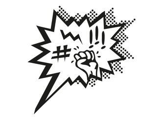 Ärger und Wut Comic Sprechblase