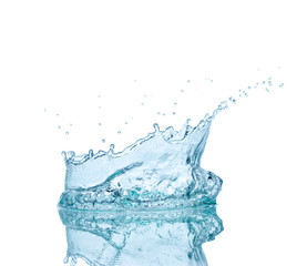 water splash drop blue liquid