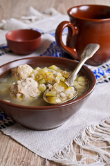 Thick soup