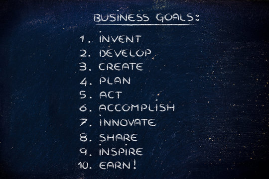 list of business goals for success
