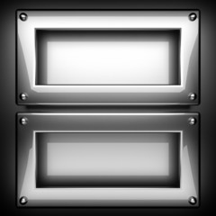 Obraz premium polished metal background