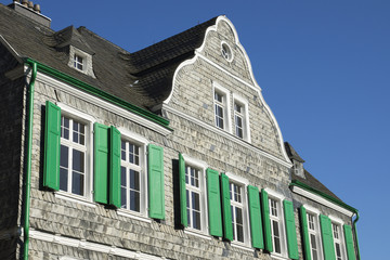 Bergisches Haus in Solingen-Gräfrath, NRW, Deutschland
