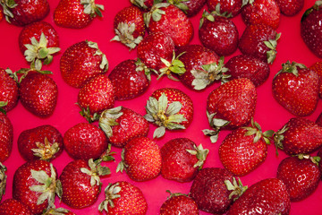 Strawberry background.