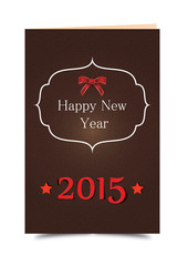 2015 Happy New Year Karte