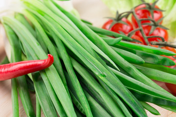 Bunch of green onion