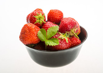 Strawberry in the bowl