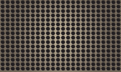 Abstract bronze metal background with pattern - vector