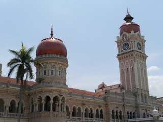 Fototapeta na wymiar The Sultan Abdul Samad building in Kuala Lumpur