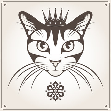 Vector illustration of the cat