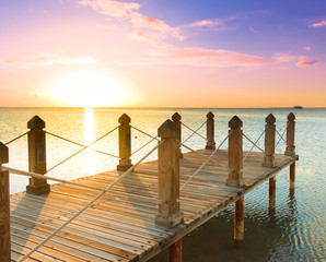 Jetty into Sunrise Heaven