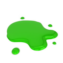 Green puddle