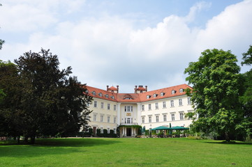 Fototapeta na wymiar Schloss Lübbenau mit Park