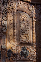 Old wooden door