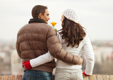 Romantic young couple