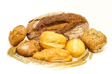 Unser täglich Brot - Brotlaib und Brötchen, Freisteller