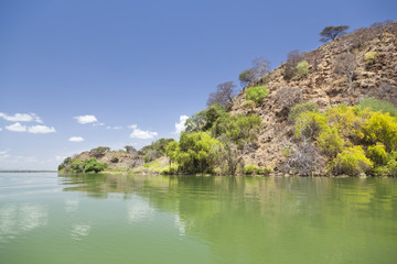 Island in Lake Baringo in Kenya.