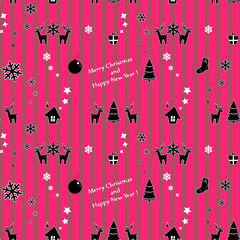 Vector seamless Christmas pattern