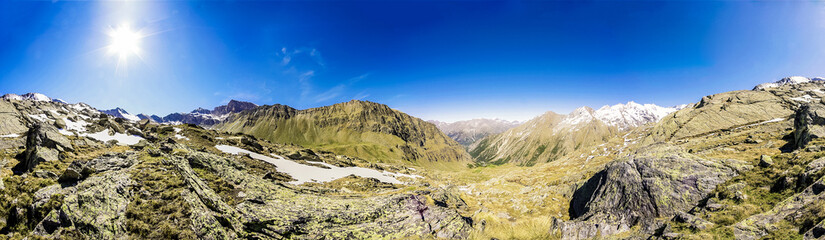 Panorama in valle d'aosta