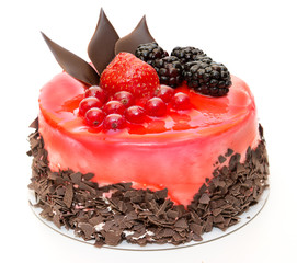 cake isolated on white background