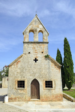 The Gothic church of S. Antonio Abate, Visnjan, Istria, Croatia