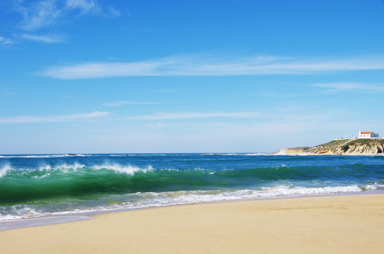 Landscape of Milfontes beach