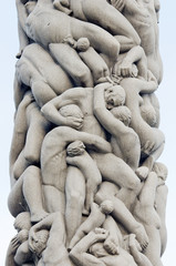 Statues in Vigeland park in Oslo, Norway © Belikova Oksana
