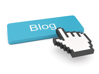 Blog Button and Cursor