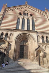 Fototapeta na wymiar Church of San Fermo Maggiore Verona Veneto Italy