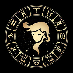 zodiac signs, vector illustration.