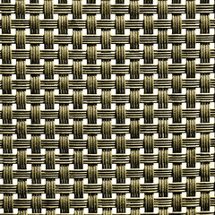Black plastic weave as woven background texture