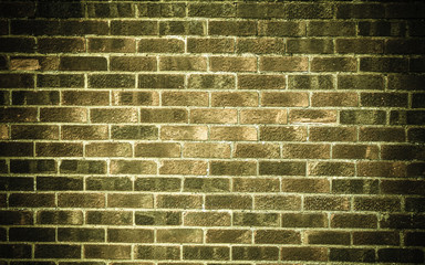 Red brown brick wall as texture or background. .