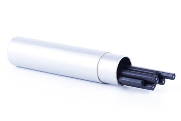 Group of  pencil in box