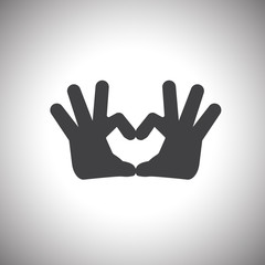 hand,love symbol