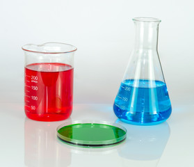 Laboratory flasks
