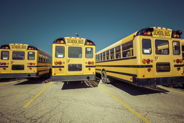 Fototapeta na wymiar Yellow School Bus
