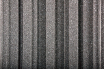 Closeup background of acoustic foam wall