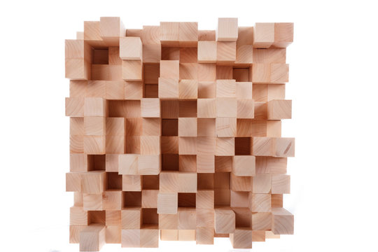 Skyline wooden music diffusor , professional room diffusion pane