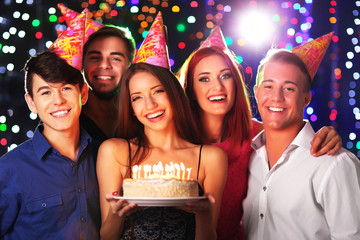 Birthday party in club