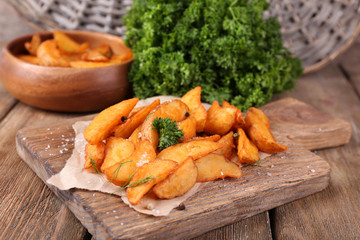 Homemade fried potato