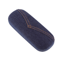 glasses jeans case isolated