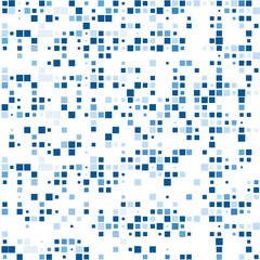 Abstract Pixel Mosaic Blue Pattern Background