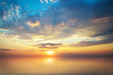 Foto op Plexiglas Beautiful seascape on the sunset. © GIS