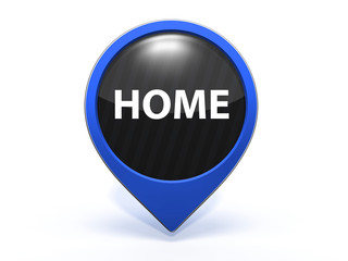home pointer icon on white background
