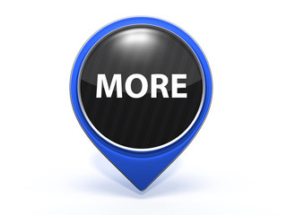 More pointer icon on white background