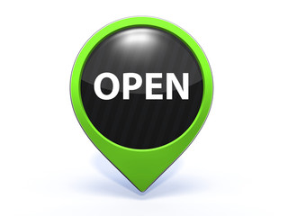 open pointer icon on white background