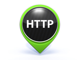 http pointer icon on white background